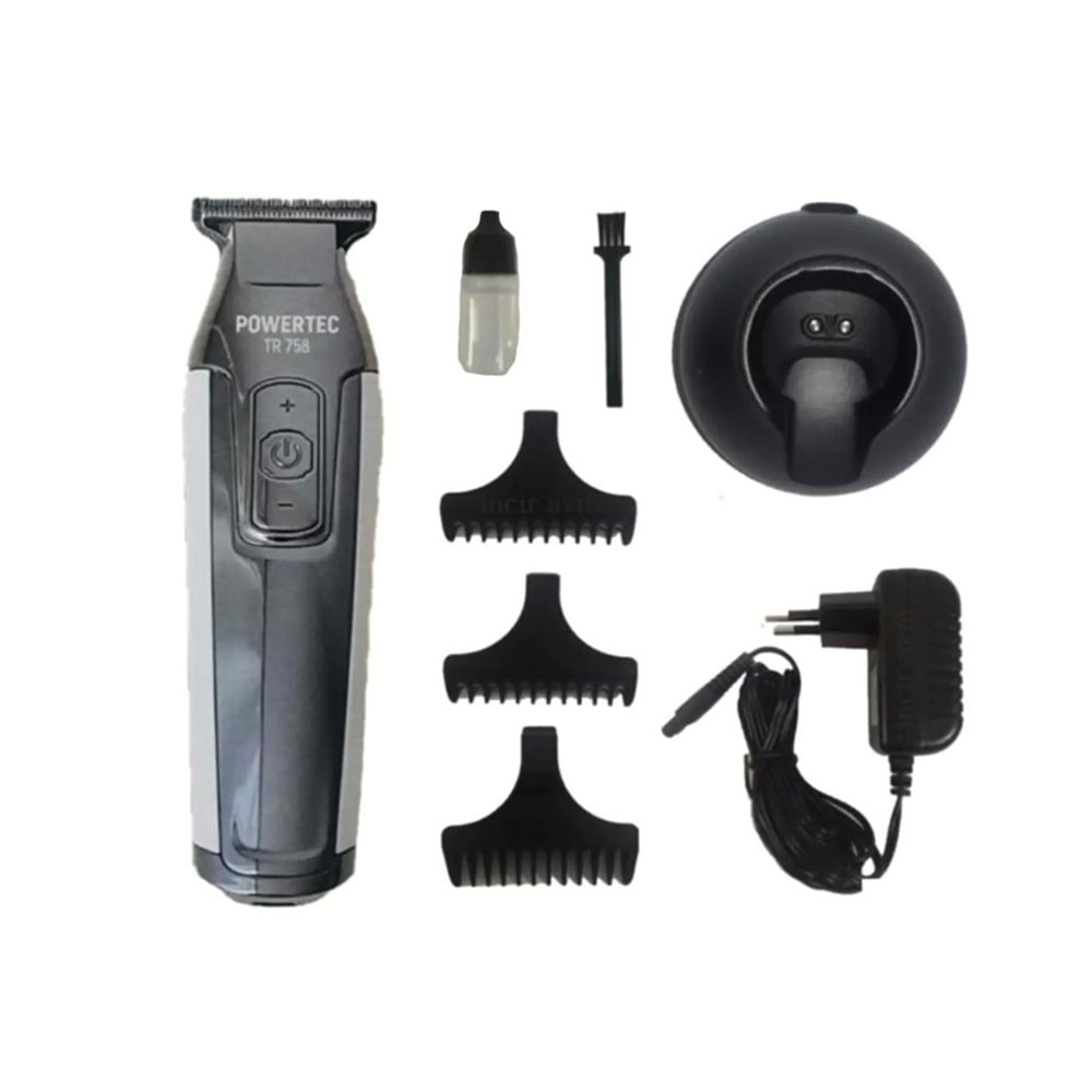 Powertec TR-758 Profesyonel Saç Sakal Kesme Makinesi