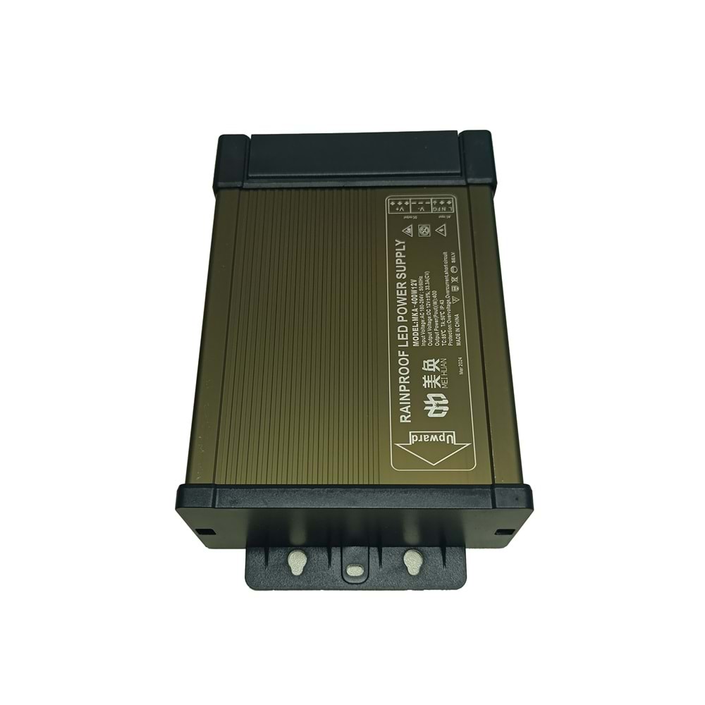 Dış Mekan Yağmur Geçirmez Güç Kaynağı DC12V 400W Trafo